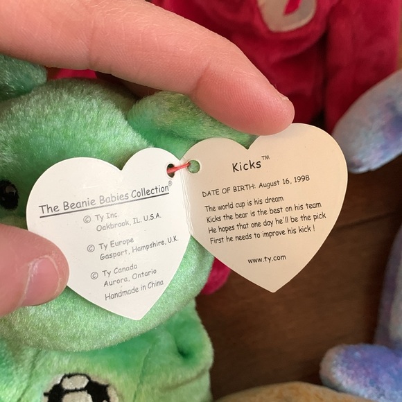 Lot of 11 vintage (90’s) TY original beanie babies. Great condition. - Picture 4 of 12